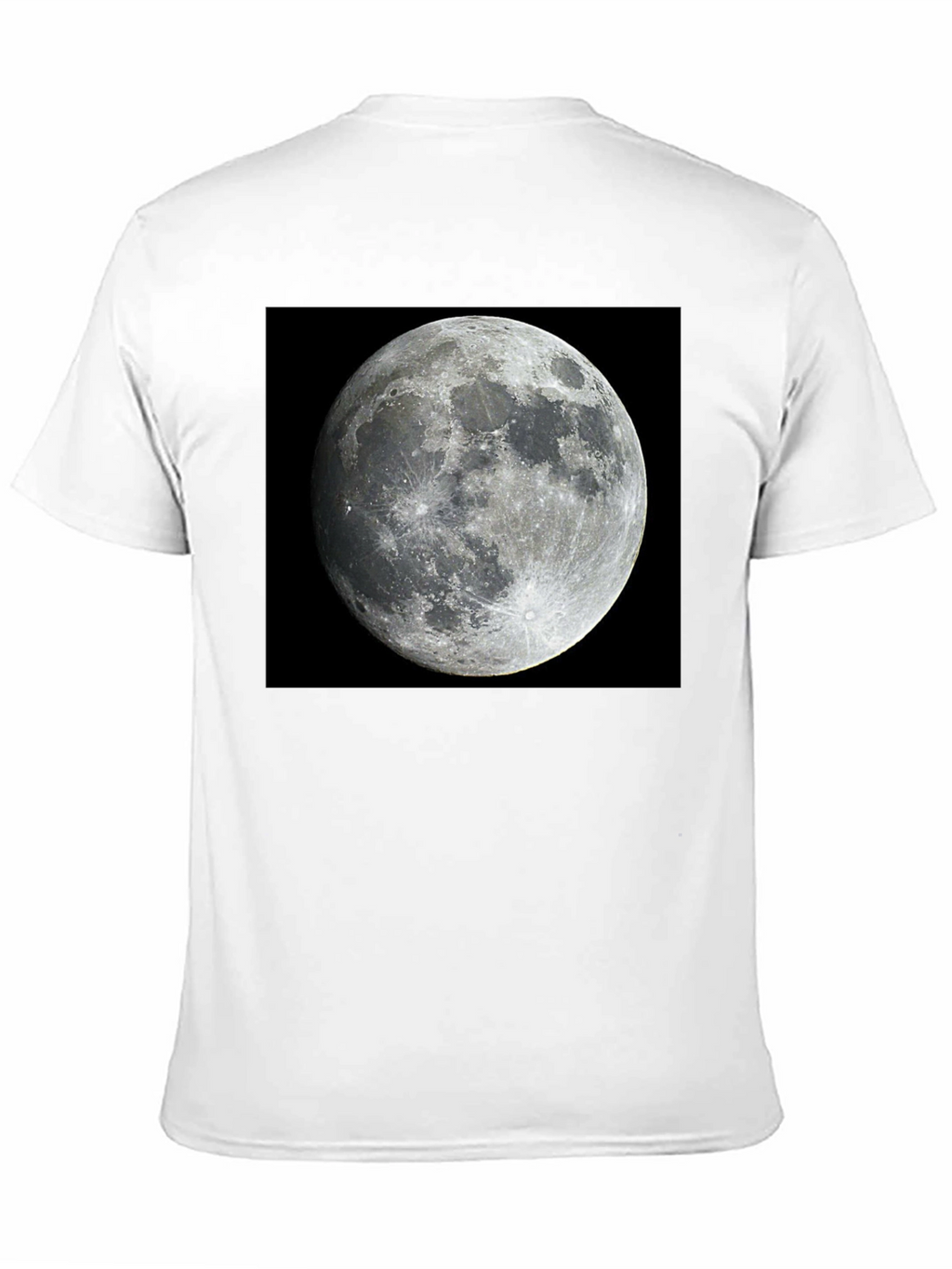 Lunar Phase Black Tee - Celestial Style
