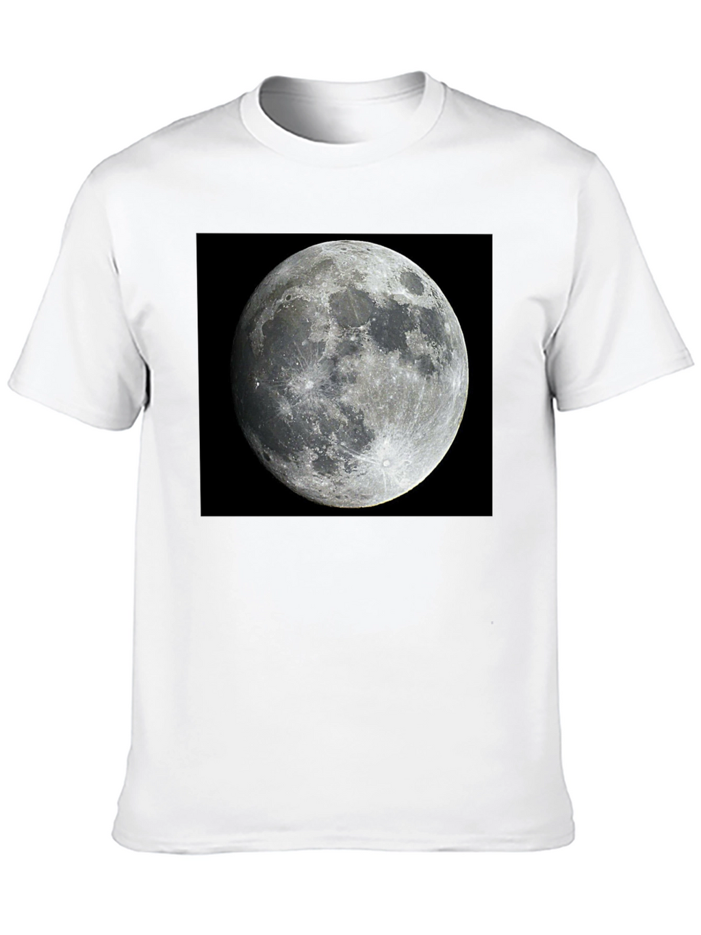 Lunar Phase Black Tee - Celestial Style