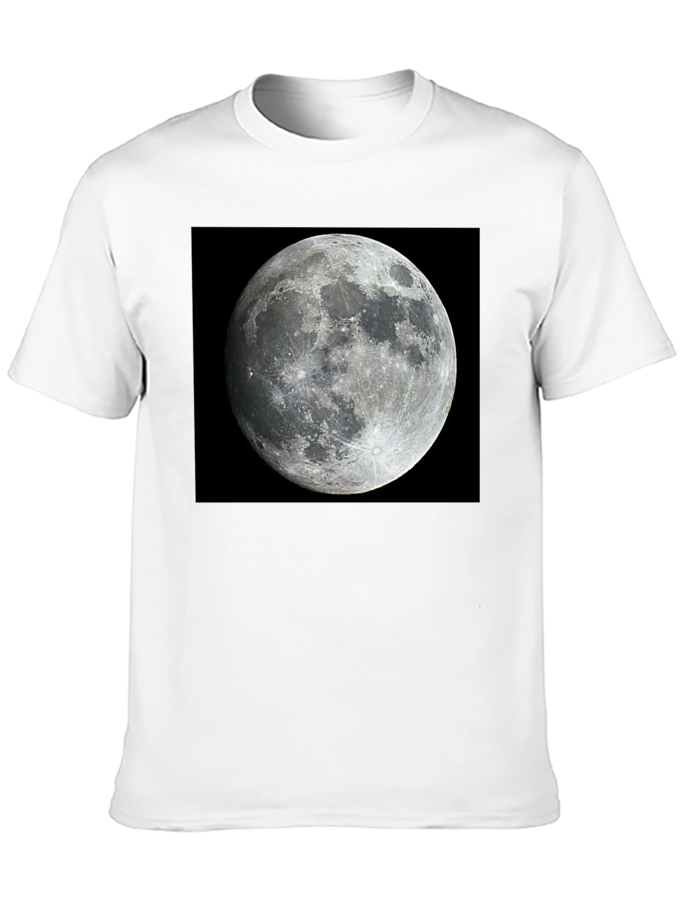 Lunar Phase Black Tee - Celestial Style