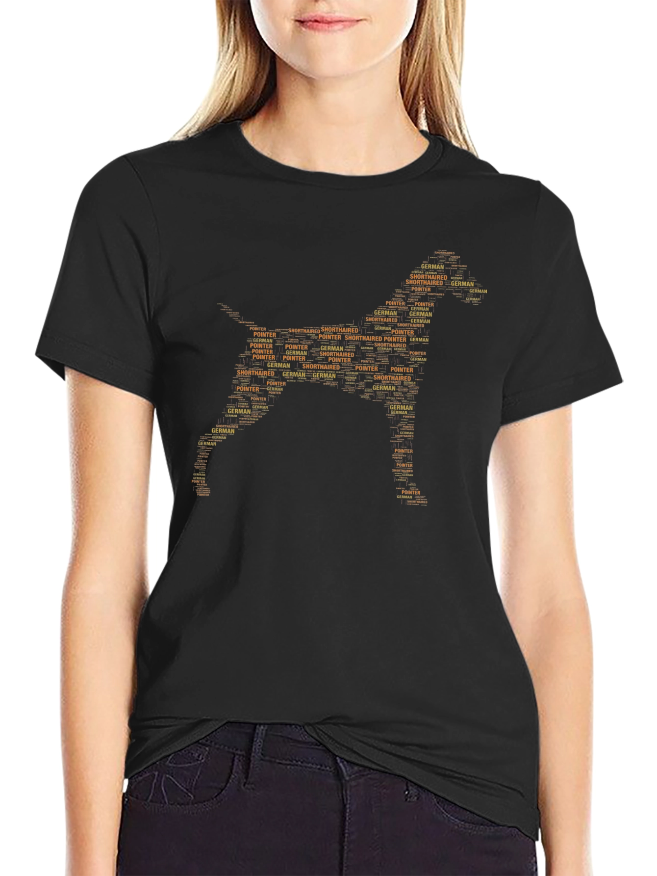 German Shorthaired Pointer Word Art Tee