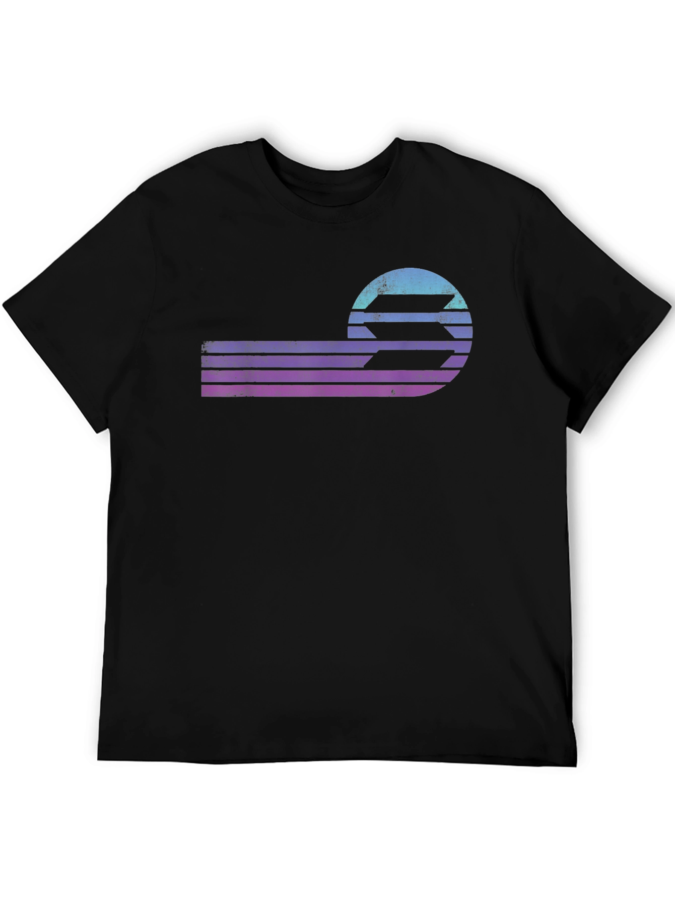 Retro Sunset Graphic Tee - Vintage Style T-Shirt