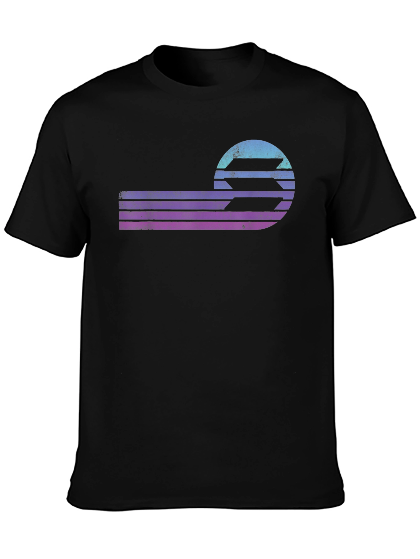 Retro Sunset Graphic Tee - Vintage Style T-Shirt
