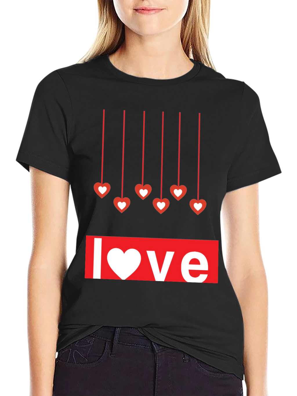 Love Heart Hanging T-Shirt