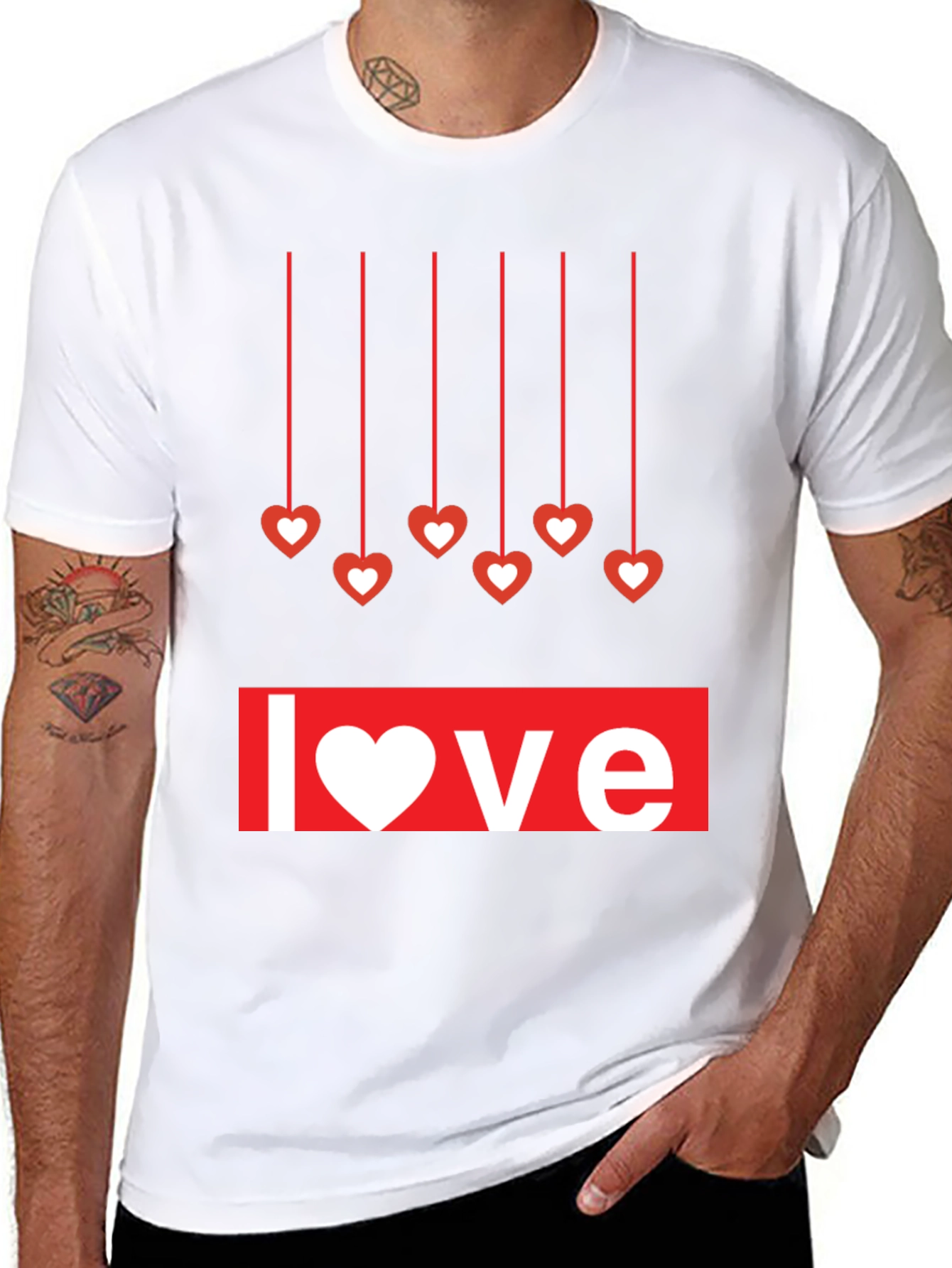 Love Heart Hanging T-Shirt