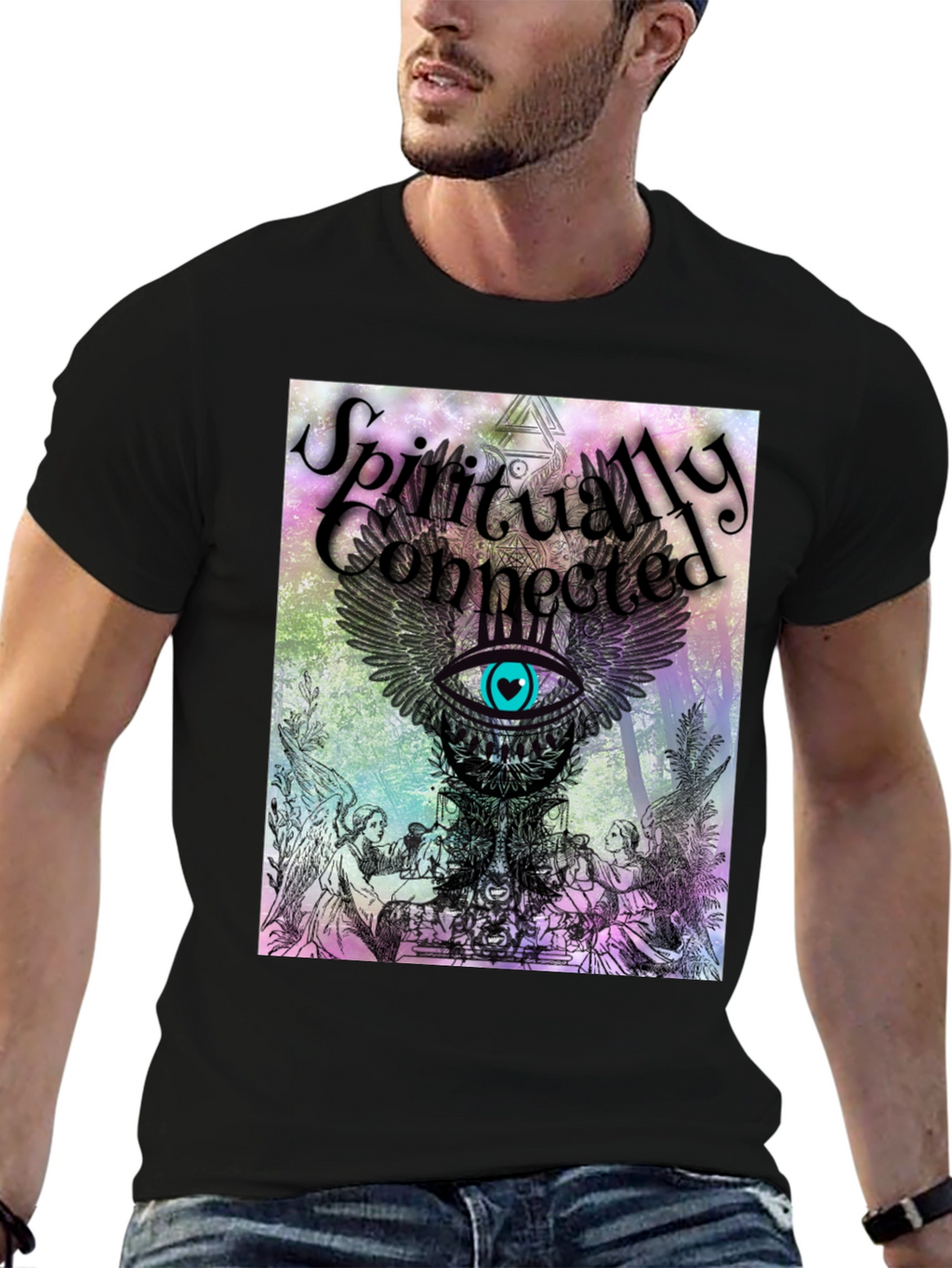 Spiritually Connected Graphic T-Shirt