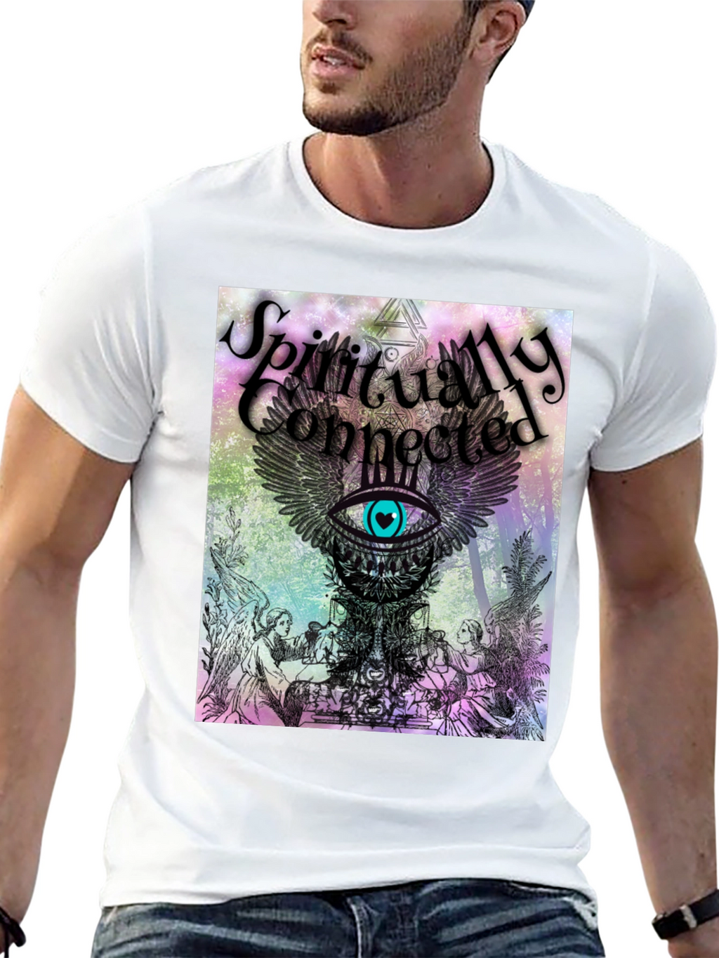 Spiritually Connected Graphic T-Shirt