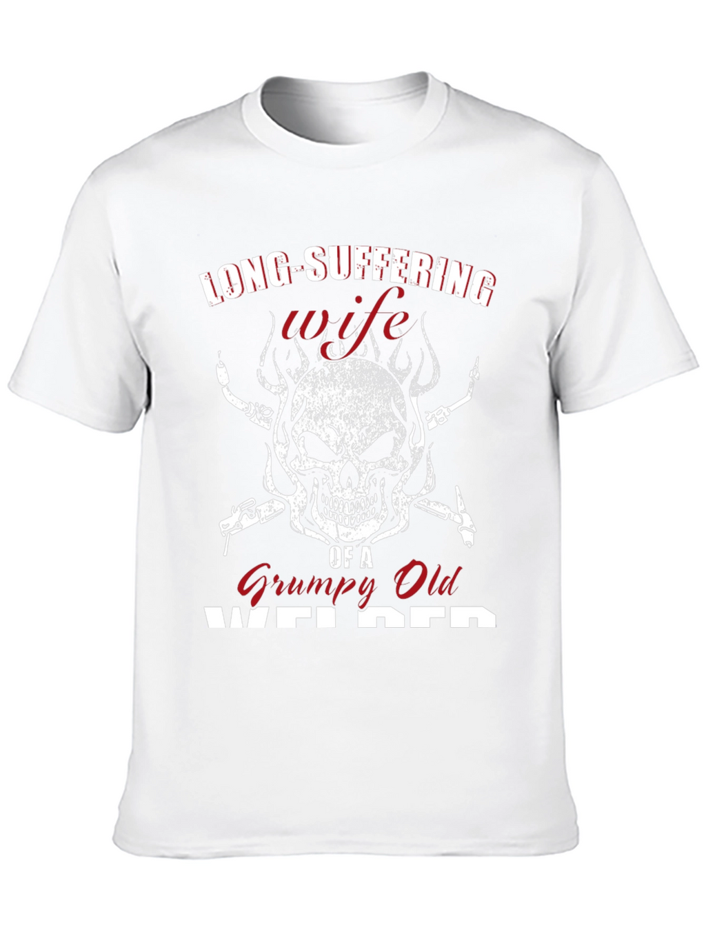 Long-Suffering Wife Welder Graphic Tee