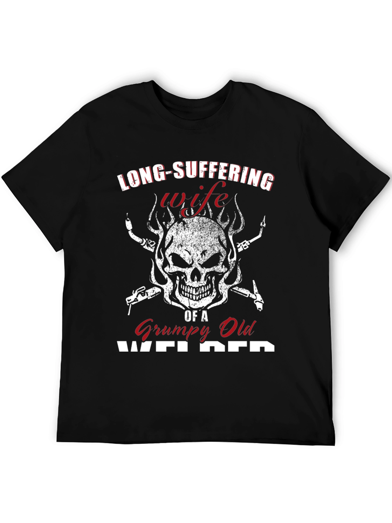 Long-Suffering Wife Welder Graphic Tee