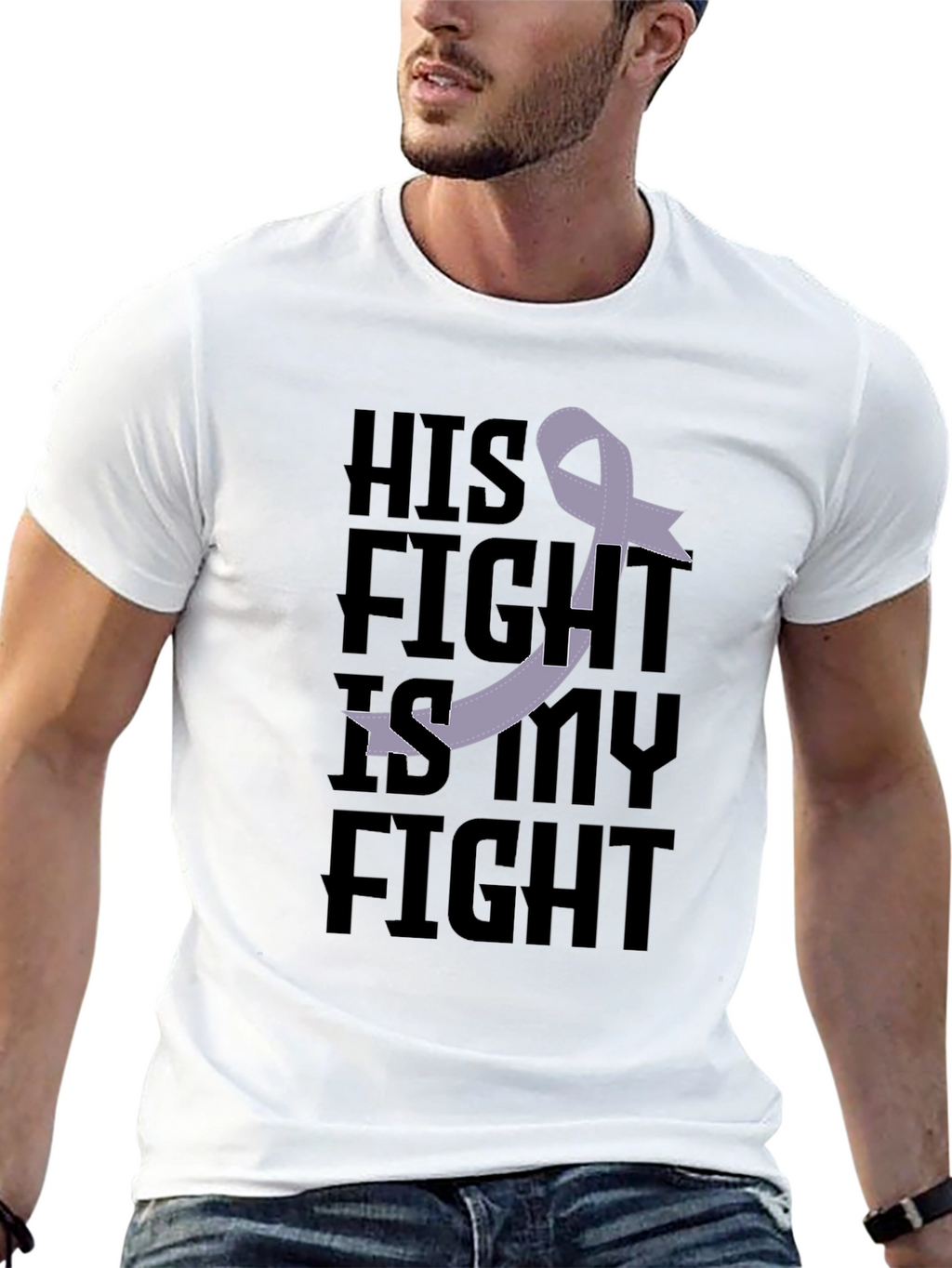 His Fight is My Fight Awareness T-Shirt