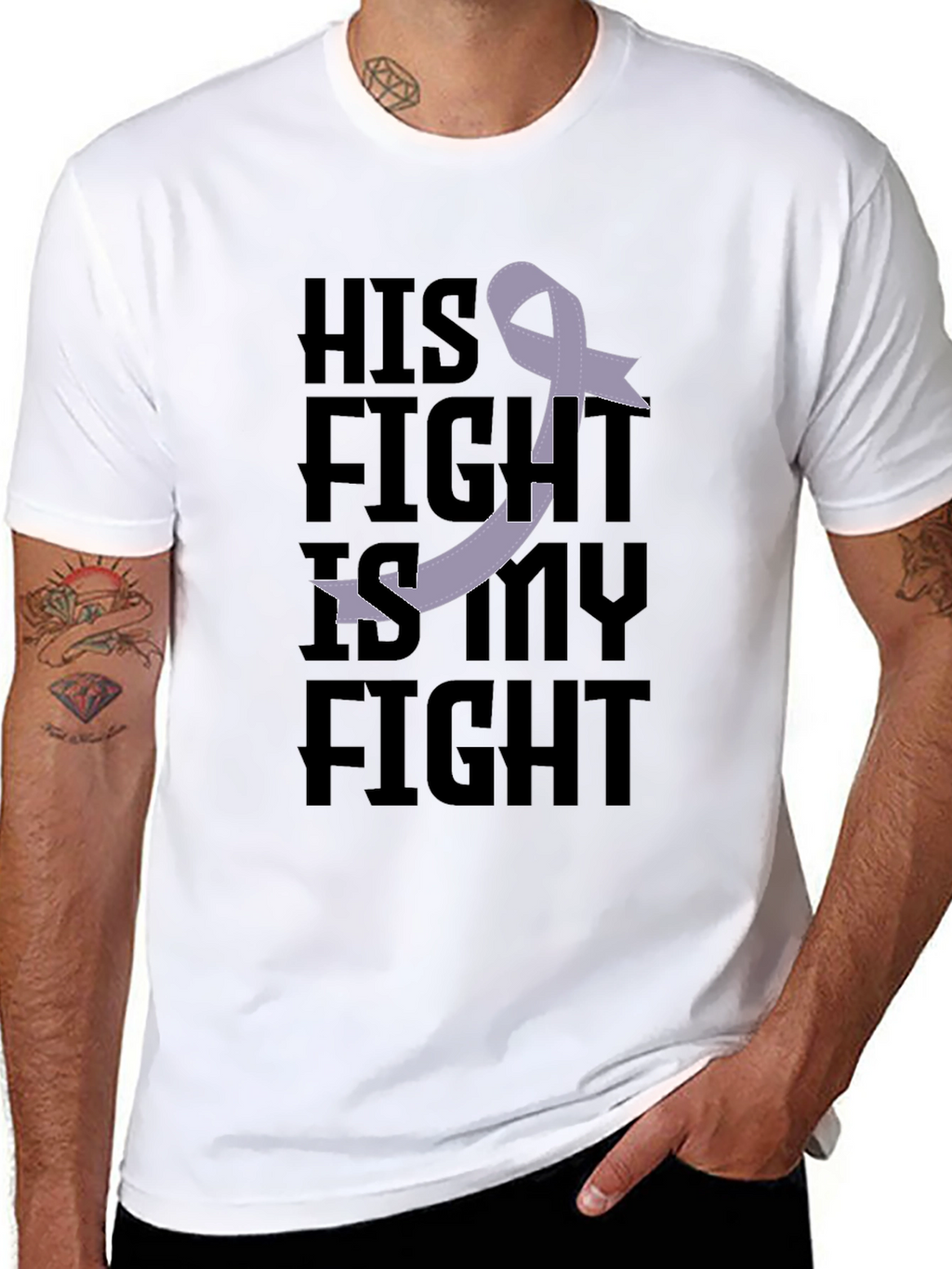 His Fight is My Fight Awareness T-Shirt