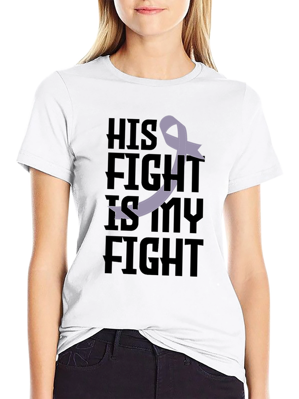 His Fight is My Fight Awareness T-Shirt