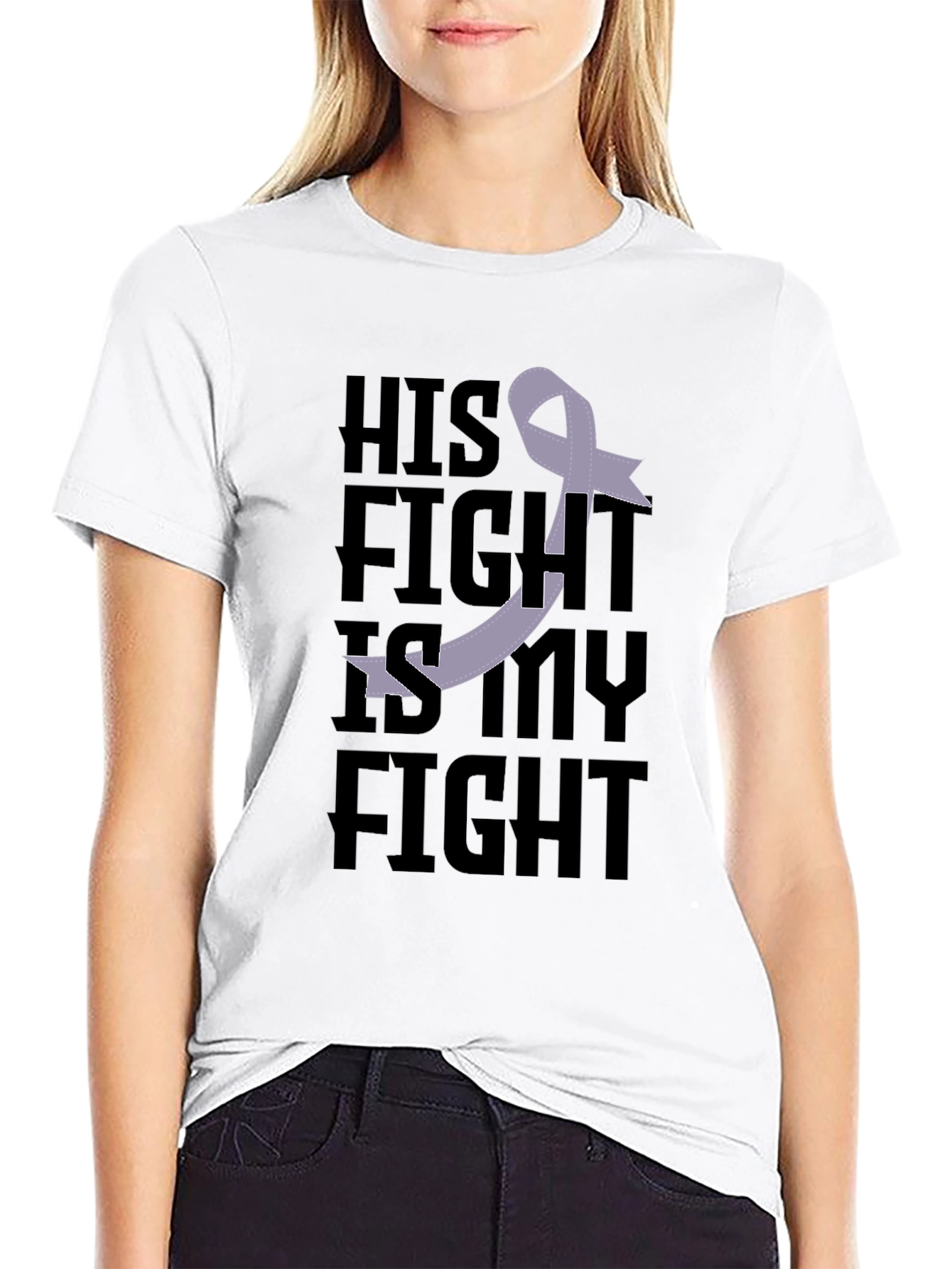 His Fight is My Fight Awareness T-Shirt