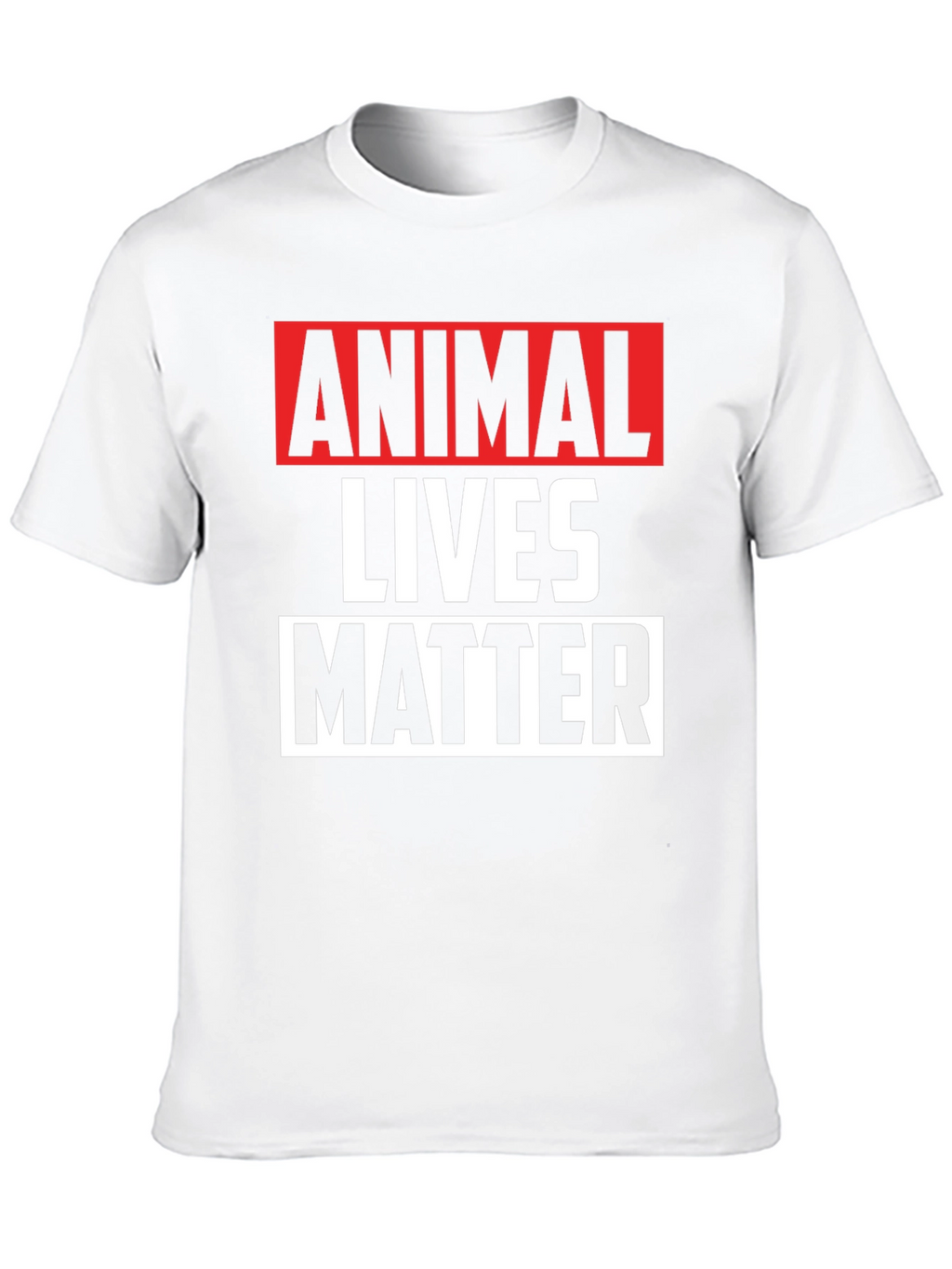 Animal Lives Matter Graphic Tee - Black Unisex T-Shirt
