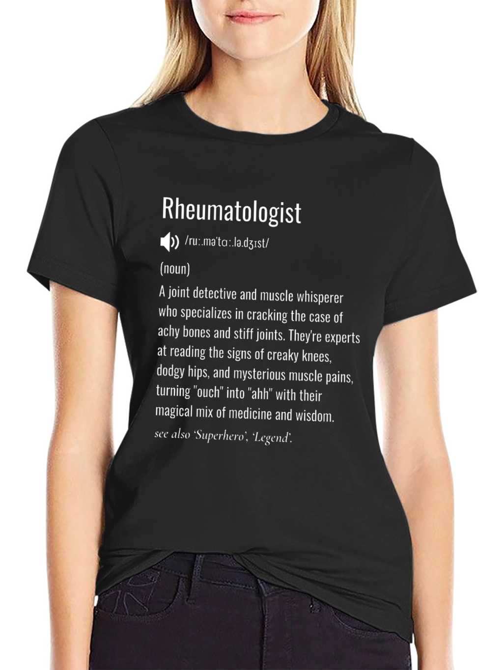 Rheumatologist Definition T-Shirt - Joint Detective
