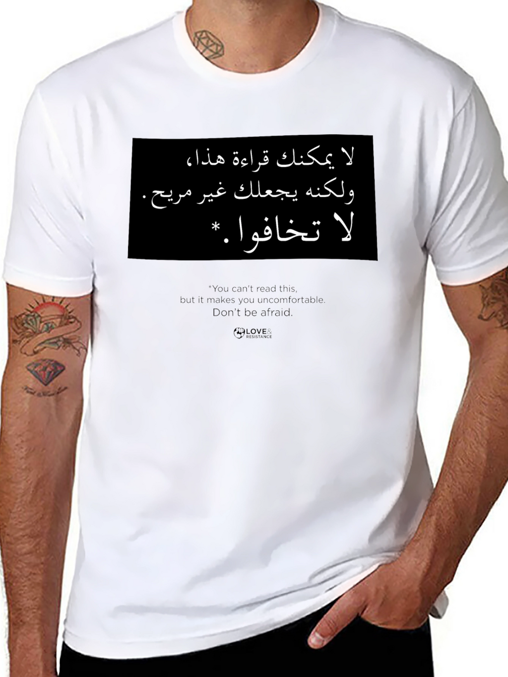Arabic Text Graphic T-Shirt
