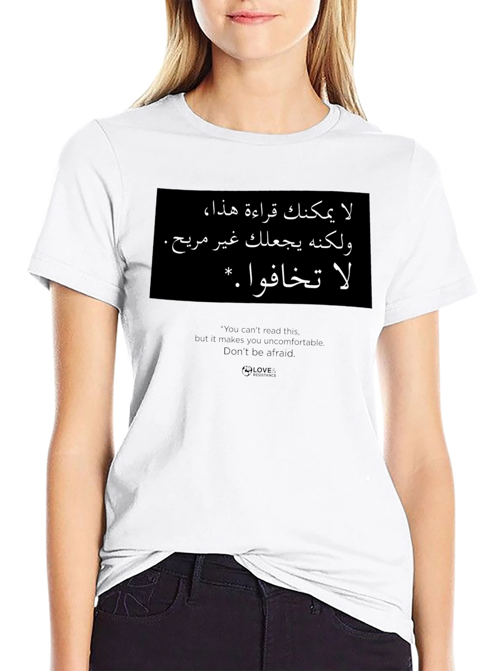 Arabic Text Graphic T-Shirt