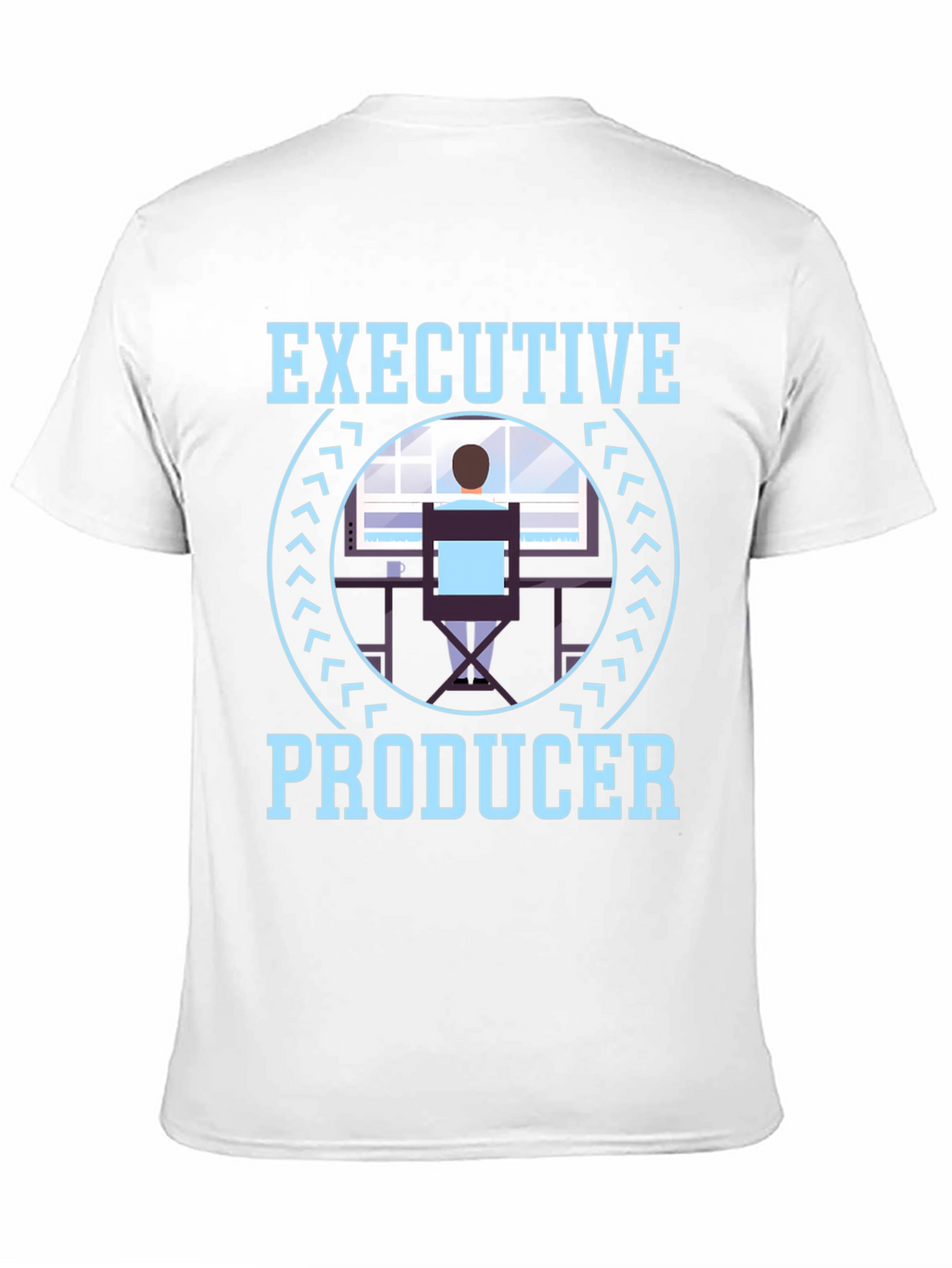 Executive Producer Graphic Tee - Black Crewneck T-Shirt