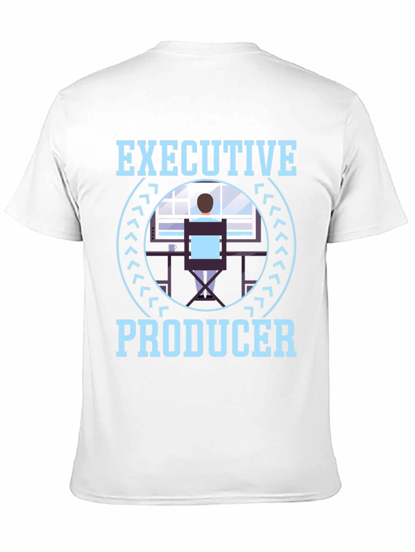Executive Producer Graphic Tee - Black Crewneck T-Shirt
