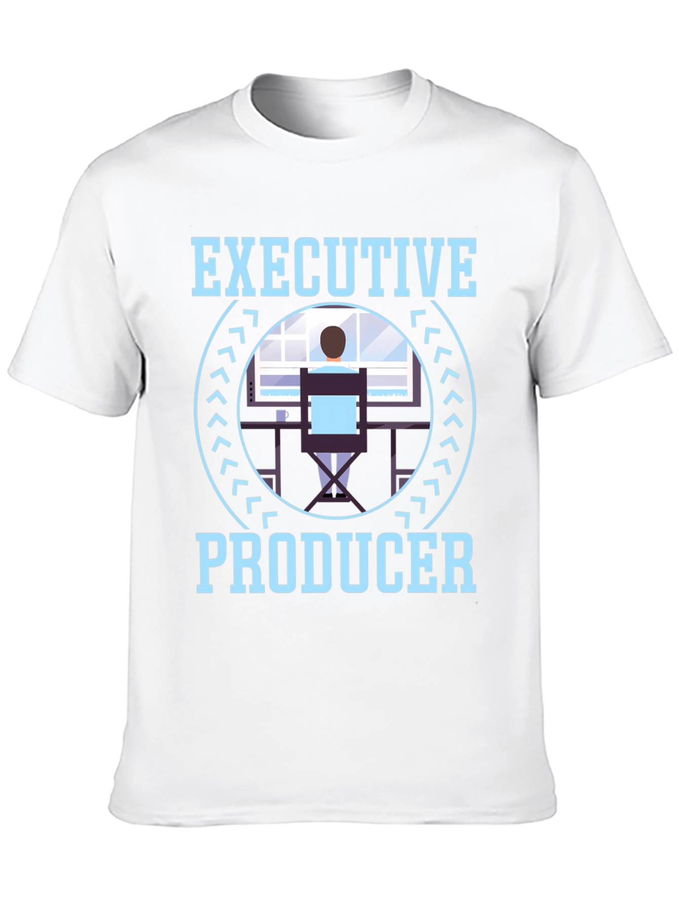 Executive Producer Graphic Tee - Black Crewneck T-Shirt