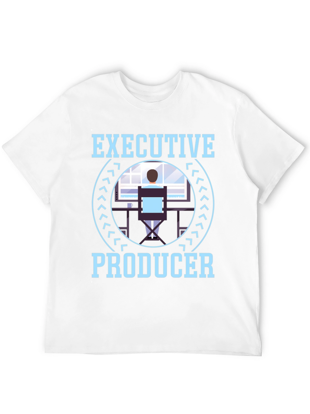Executive Producer Graphic Tee - Black Crewneck T-Shirt