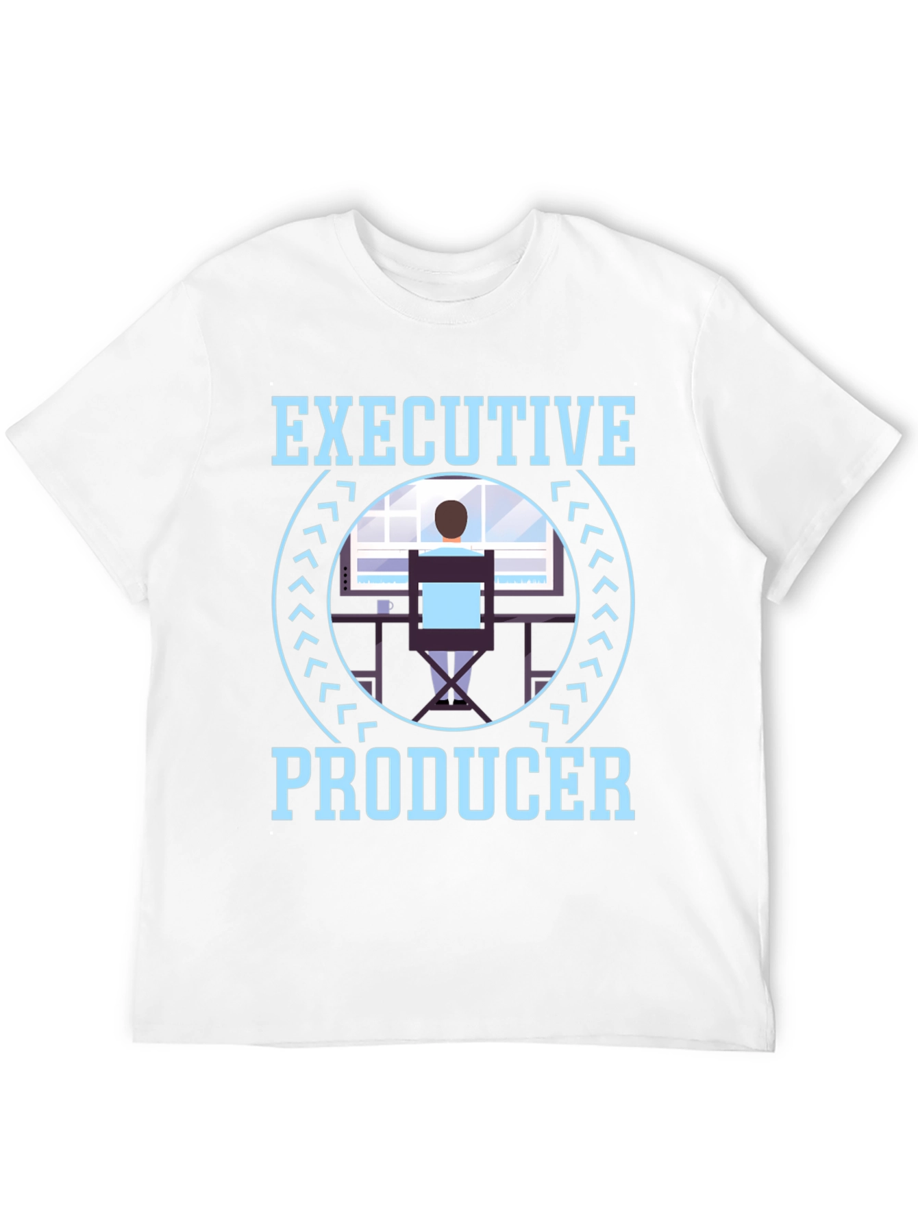 Executive Producer Graphic Tee - Black Crewneck T-Shirt