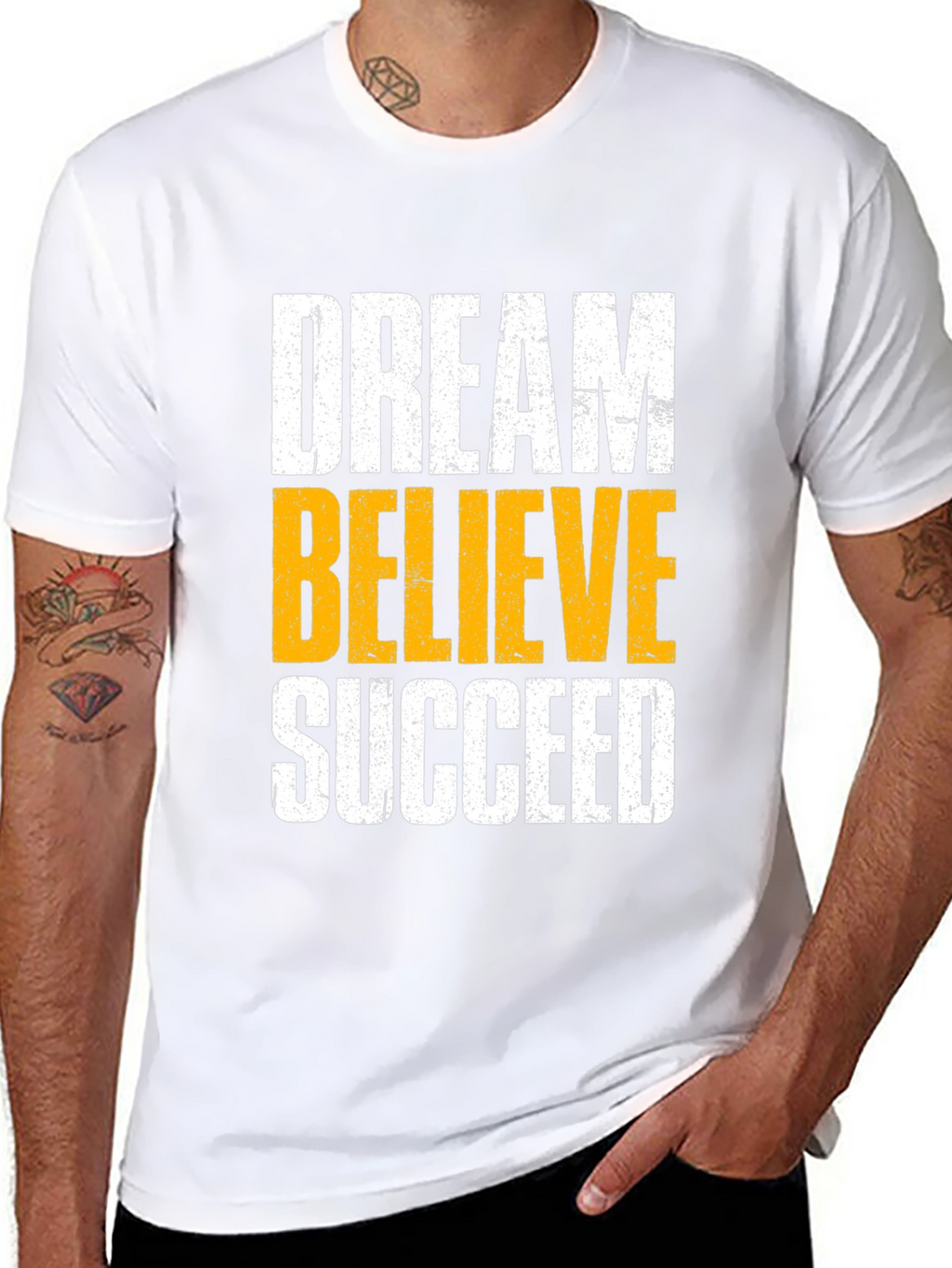 Dream Believe Succeed Graphic Tee