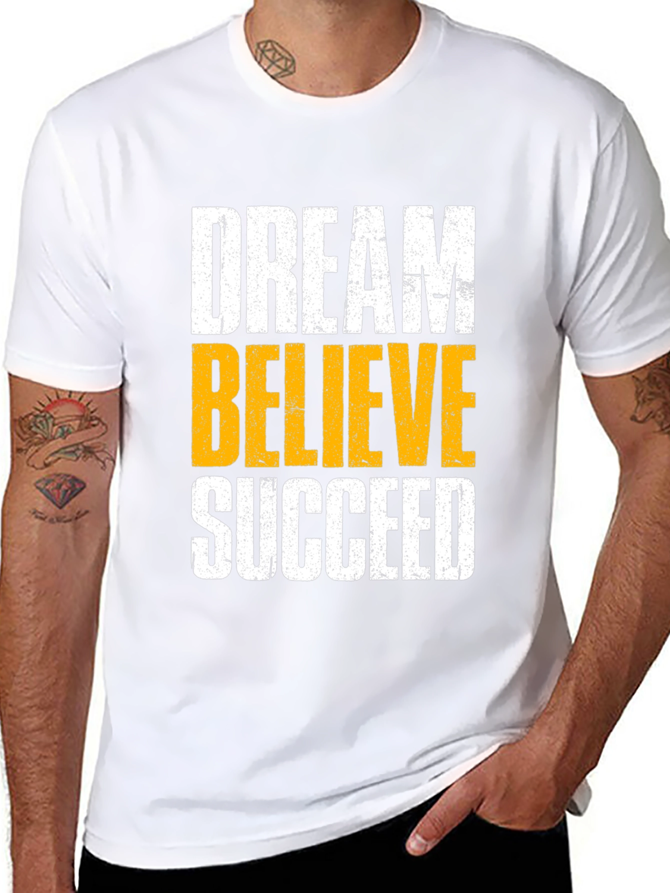 Dream Believe Succeed Graphic Tee