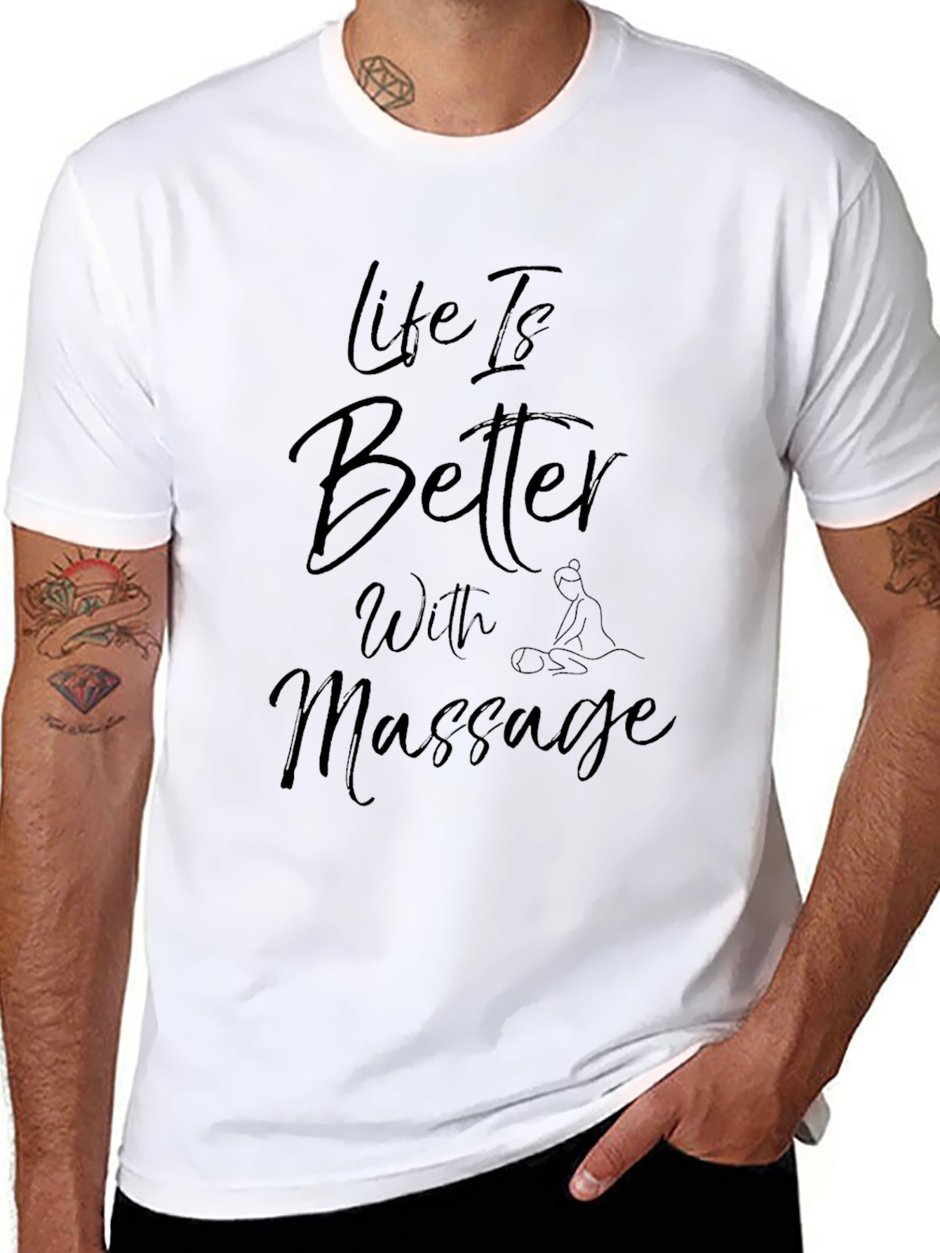 Life Is Better With Massage T-Shirt