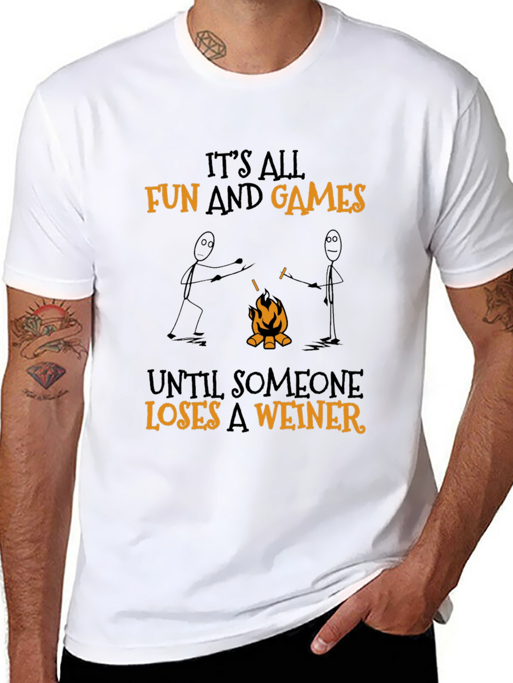 Funny Loses a Weiner Graphic Tee