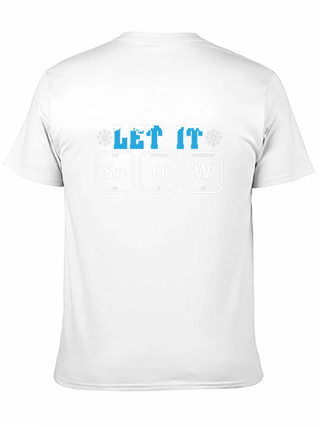 Let It Snow T-Shirt Periodic Table Design