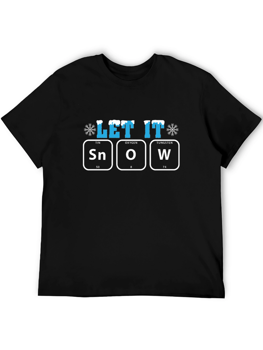 Let It Snow T-Shirt Periodic Table Design