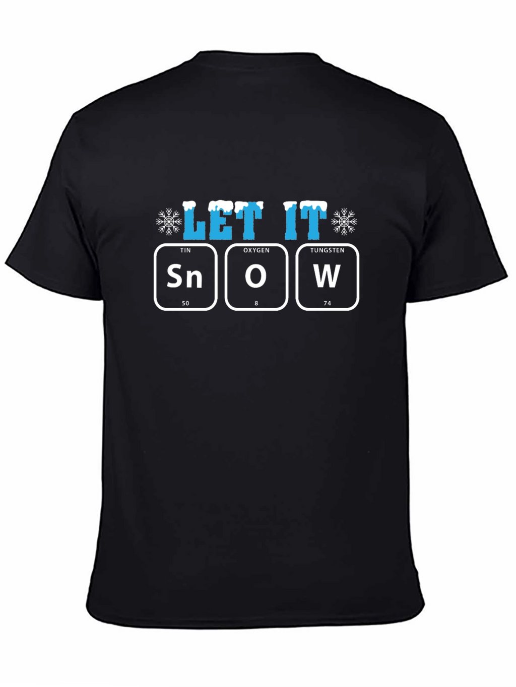 Let It Snow T-Shirt Periodic Table Design