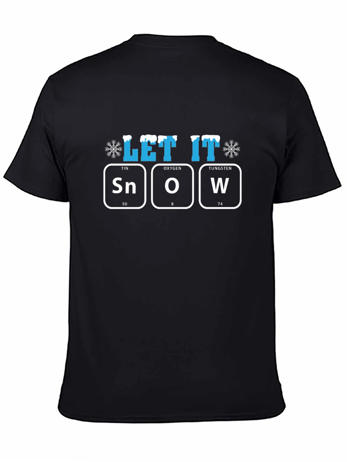 Let It Snow T-Shirt Periodic Table Design