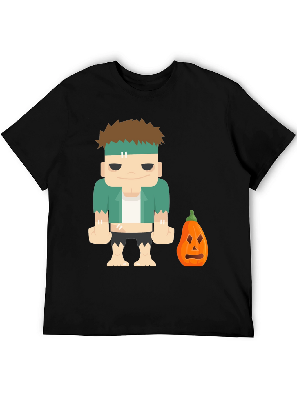 Frankensteins Monster Halloween Graphic Tee