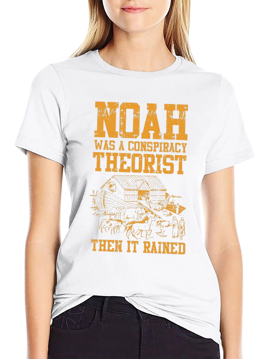 Noah Conspiracy Theorist Black Cotton Tee