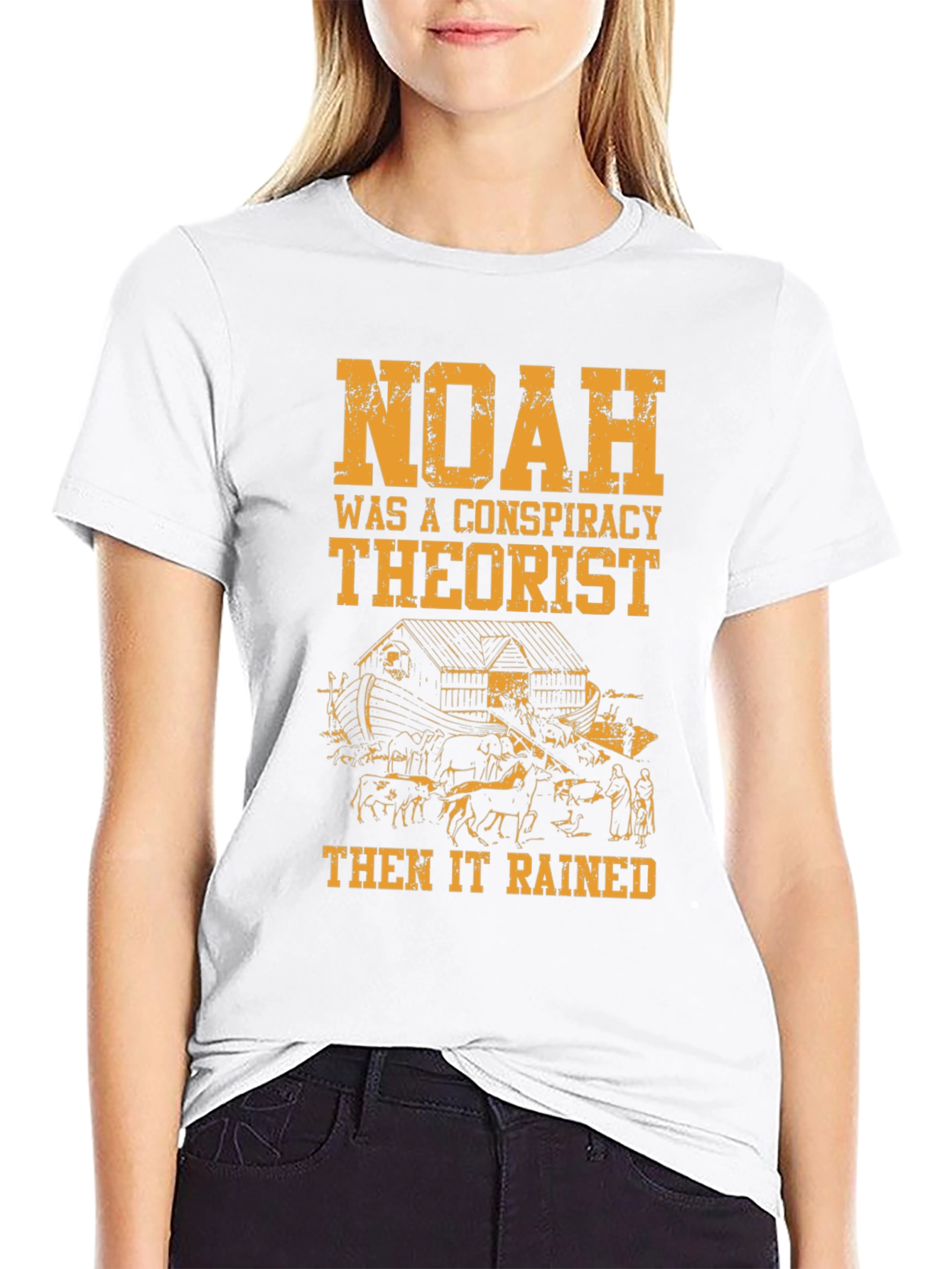 Noah Conspiracy Theorist Black Cotton Tee