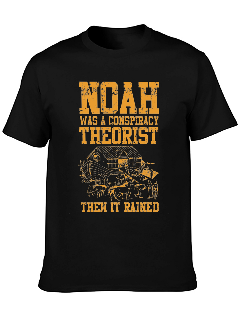Noah Conspiracy Theorist Black Cotton Tee
