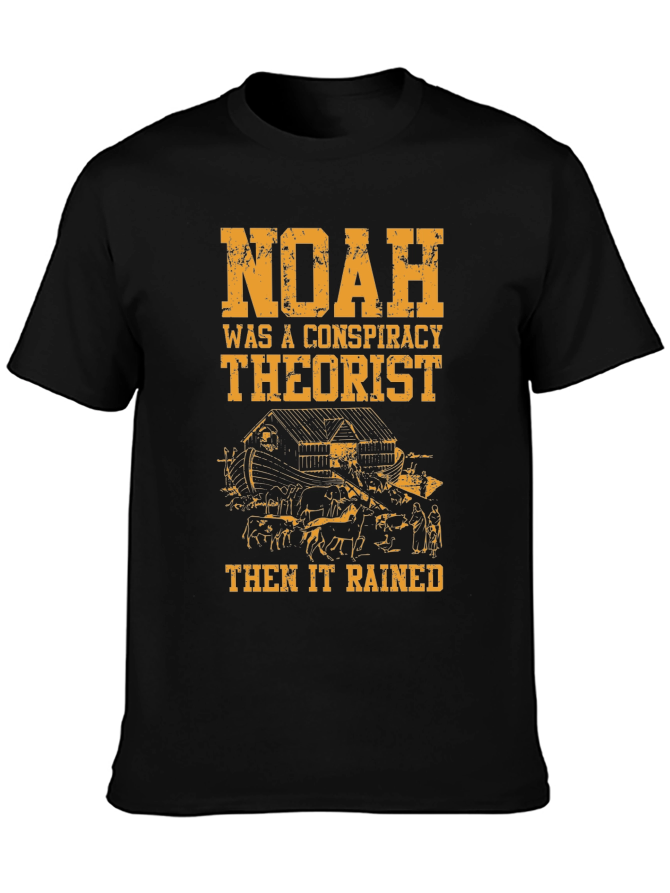 Noah Conspiracy Theorist Black Cotton Tee