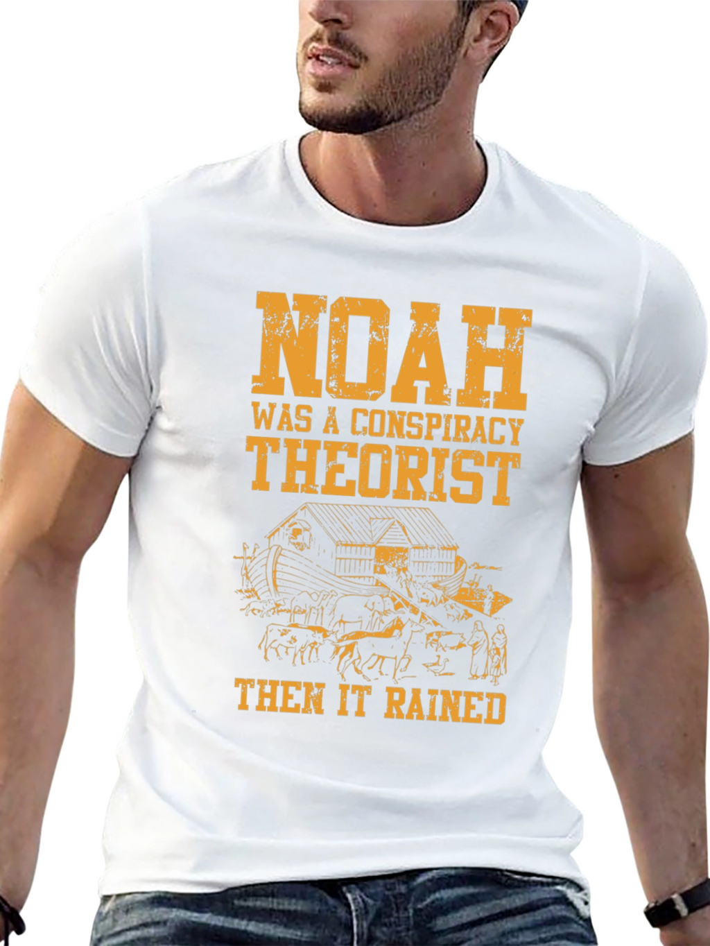 Noah Conspiracy Theorist Black Cotton Tee