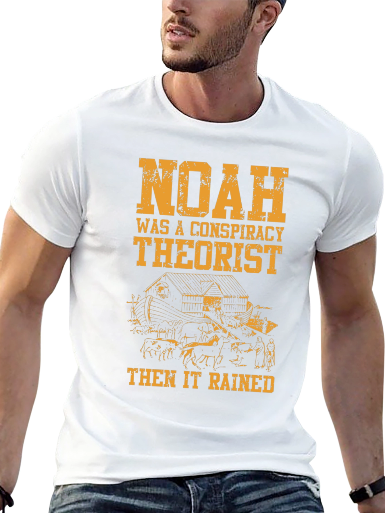 Noah Conspiracy Theorist Black Cotton Tee