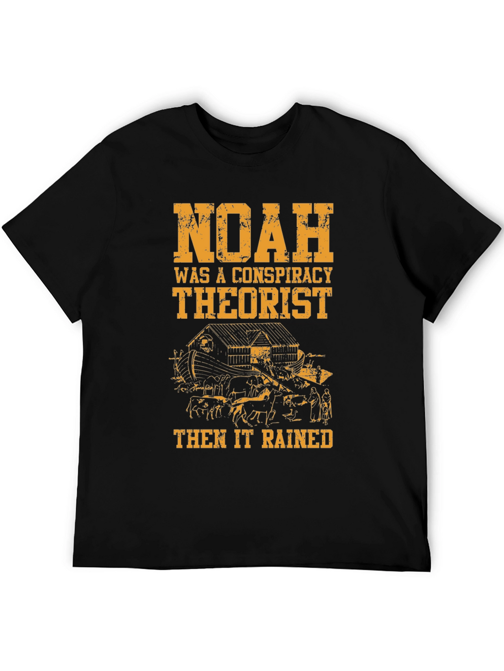 Noah Conspiracy Theorist Black Cotton Tee