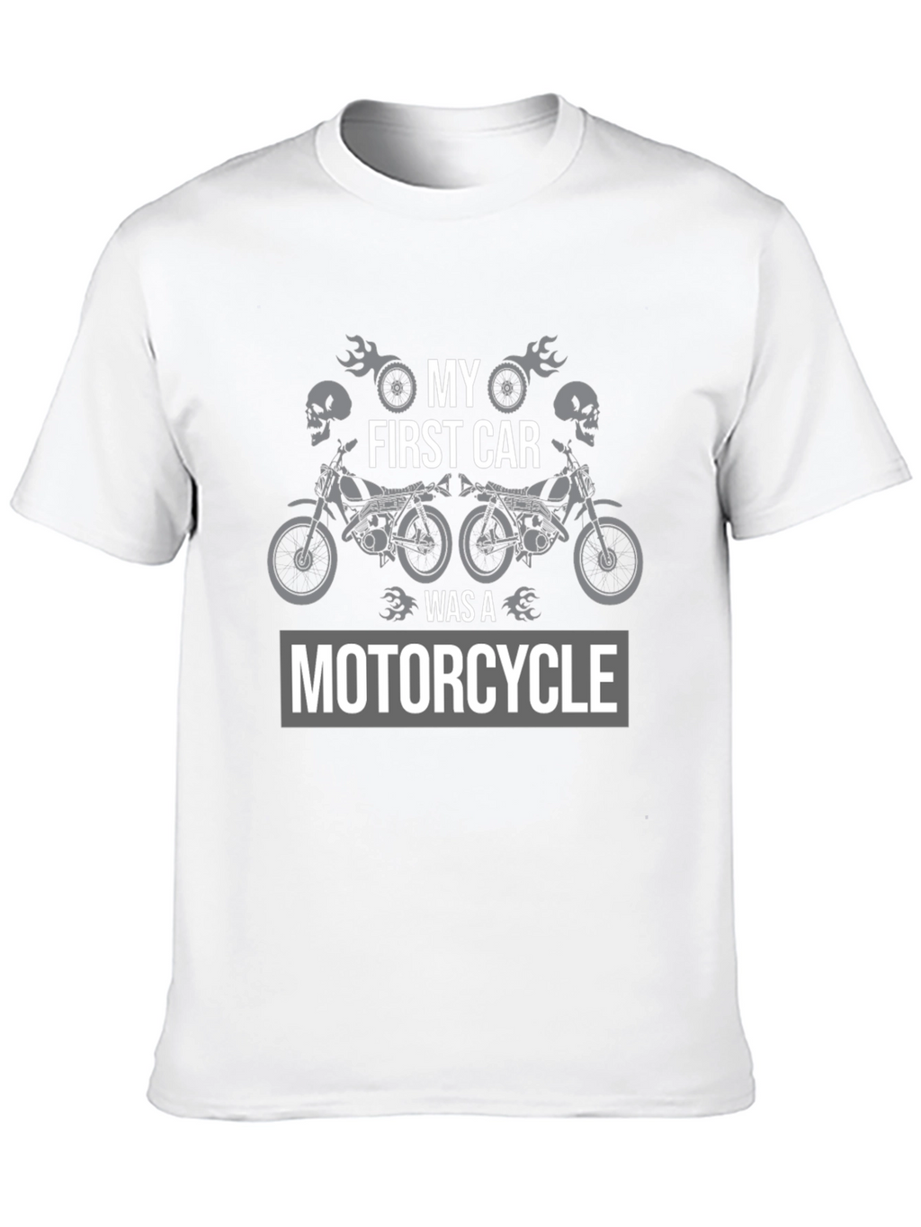 My First Car Motorcycle Graphic Tee