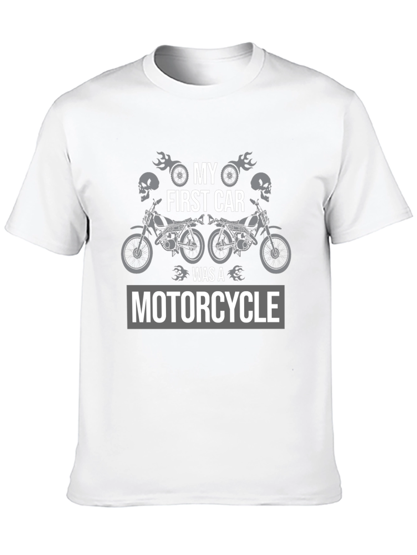 My First Car Motorcycle Graphic Tee