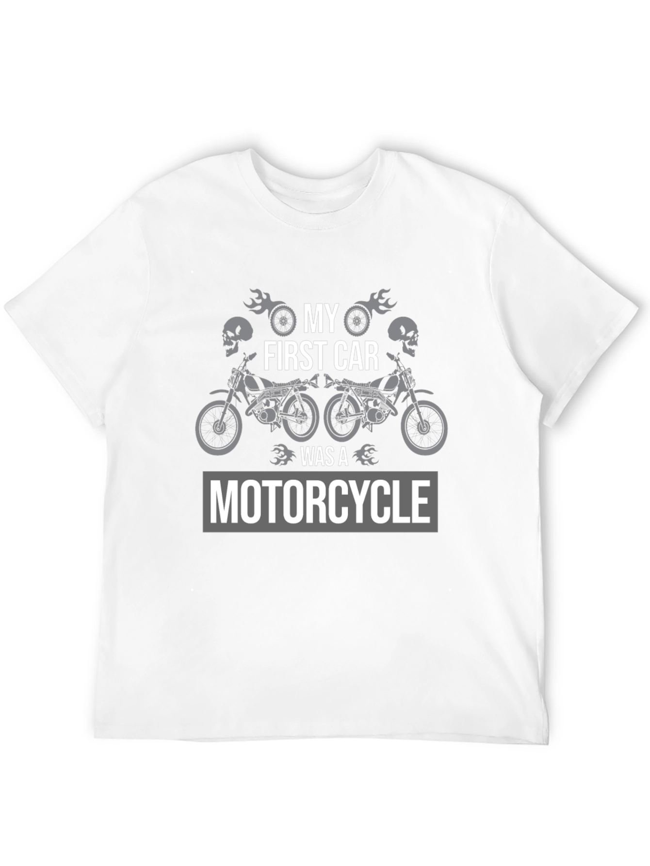 My First Car Motorcycle Graphic Tee