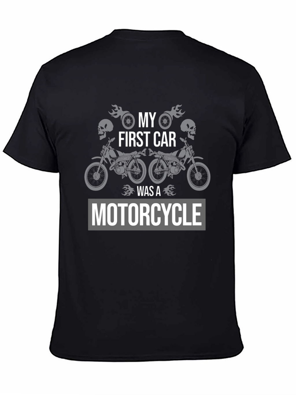 My First Car Motorcycle Graphic Tee