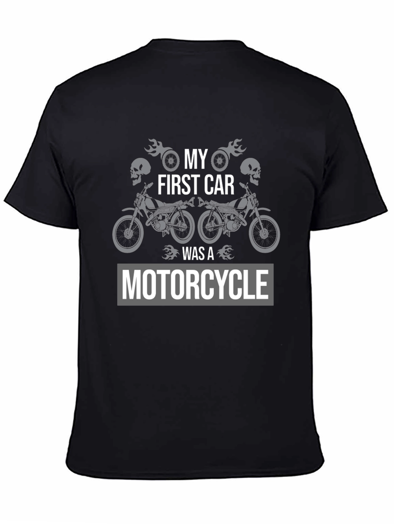 My First Car Motorcycle Graphic Tee