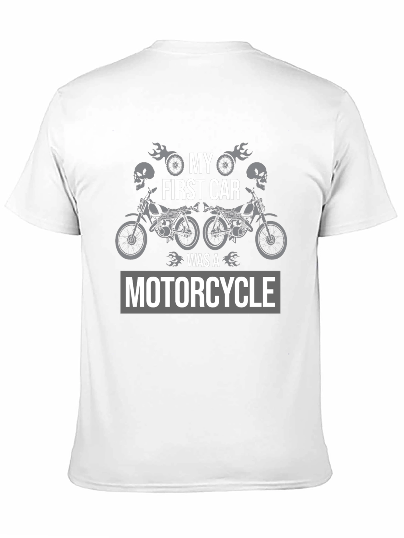 My First Car Motorcycle Graphic Tee