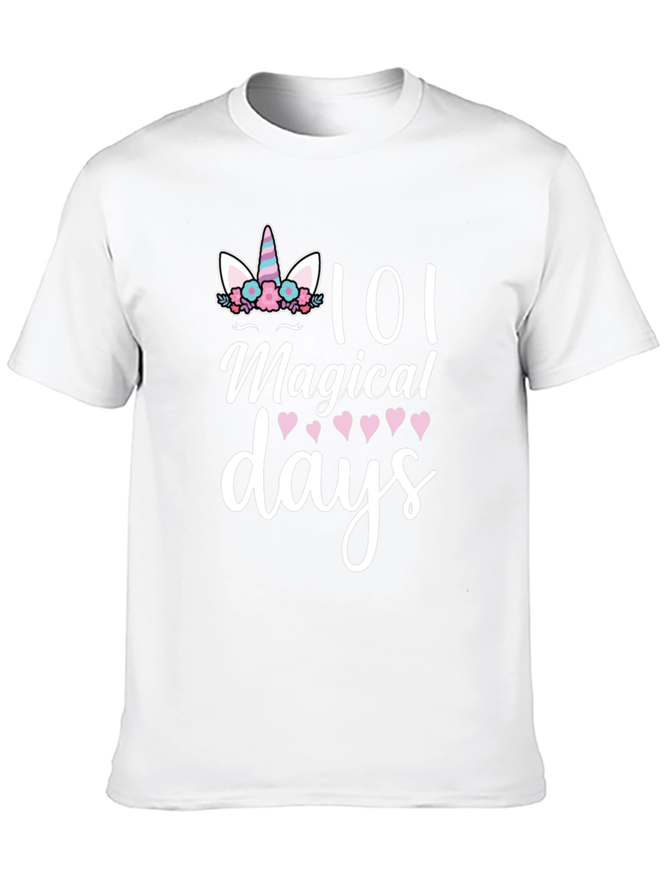 101 Magical Days Unicorn Graphic Tee
