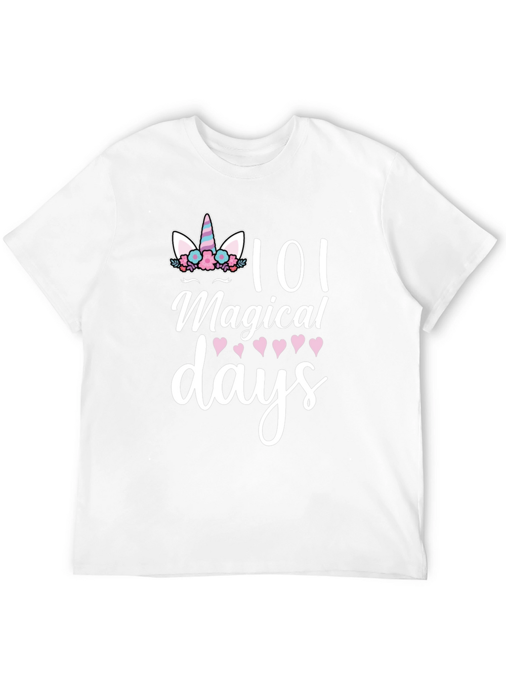 101 Magical Days Unicorn Graphic Tee