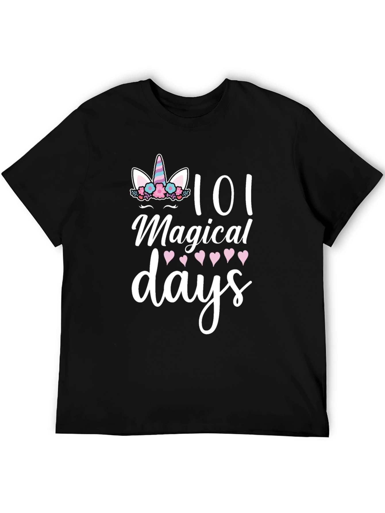 101 Magical Days Unicorn Graphic Tee